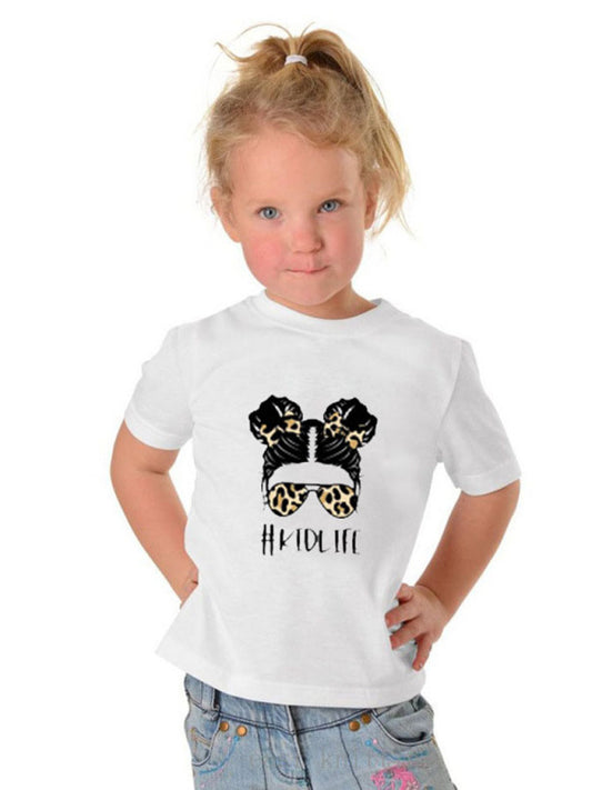 Celebrate Mom in Style with Our Children's Cartoon Print T-Shirt Top - Chuzko Women Clothing