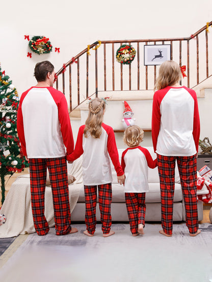 Family Kids Merry Christmas Thanksgiving Pajamas 2 Piece Set Pajamas - Chuzko Women Clothing
