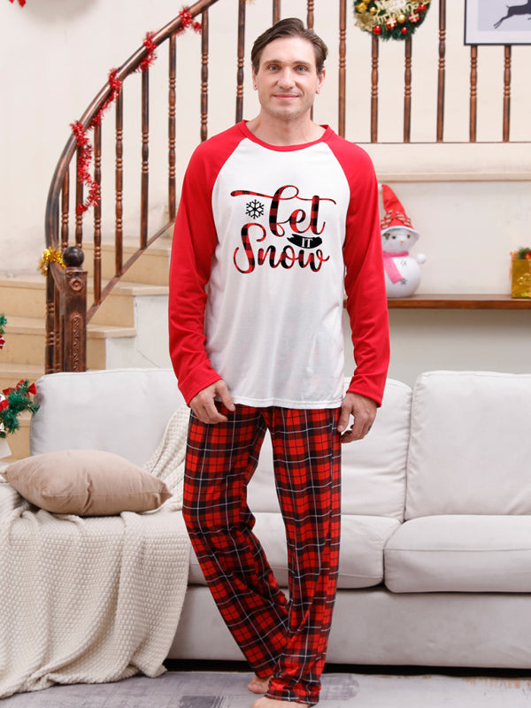 Family Kids Merry Christmas Thanksgiving Pajamas 2 Piece Set Pajamas - Chuzko Women Clothing