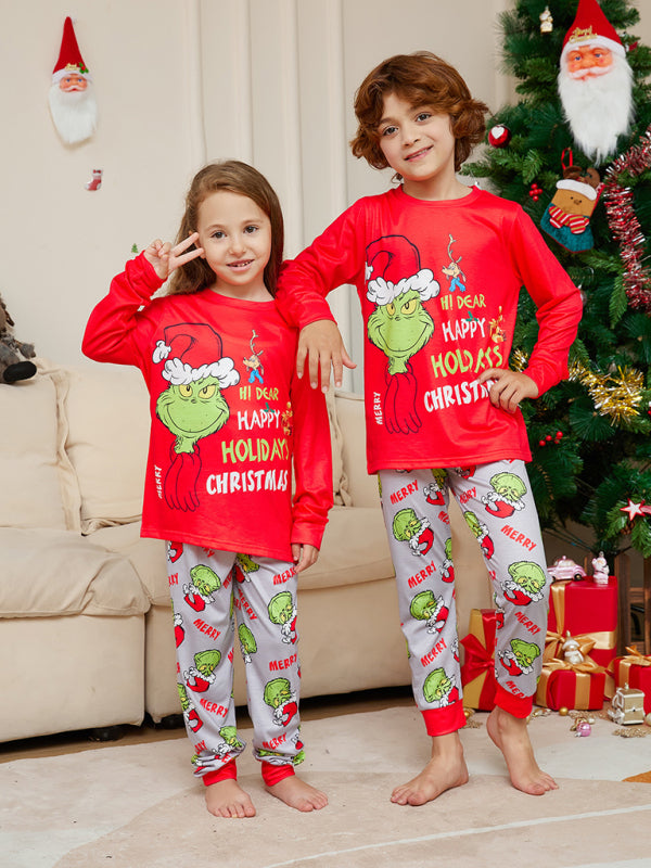 Hi Deer Ugly Grinch: Family Matching Pajamas for Thanksgiving & Christmas Xmas Pajamas - Chuzko Women Clothing