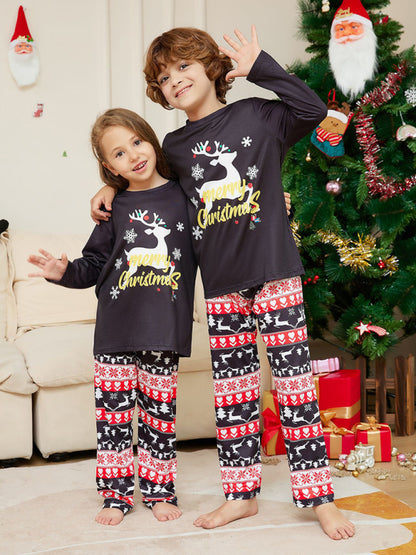 Matching Reindeer Elk Pajama Sets for Thanksgiving & Christmas Xmas Pajamas - Chuzko Women Clothing