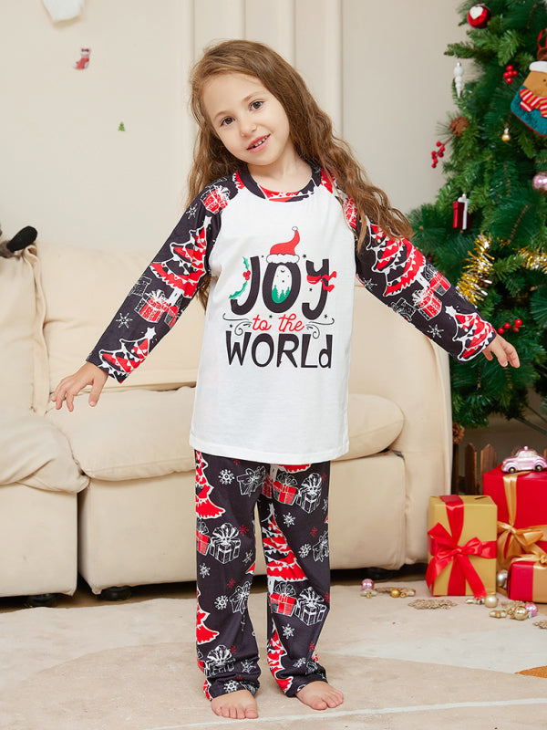 Xmas Cotton Joy to Santa Claus Pajamas for the Whole Family on Thanksgiving Xmas Pajamas - Chuzko Women Clothing