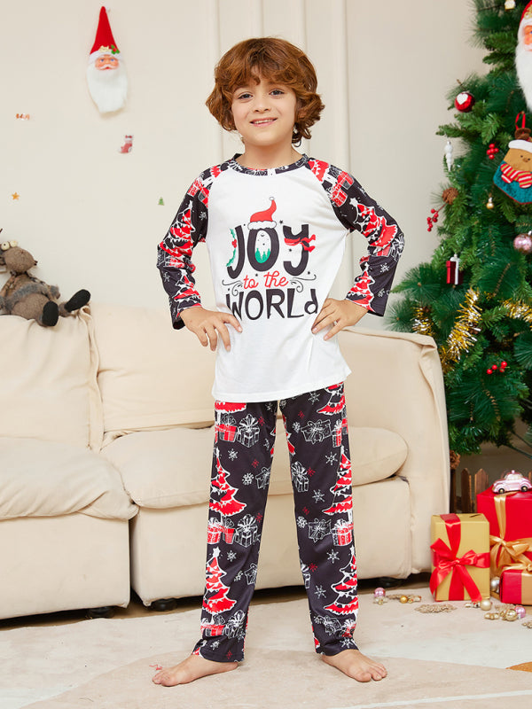 Xmas Cotton Joy to Santa Claus Pajamas for the Whole Family on Thanksgiving Xmas Pajamas - Chuzko Women Clothing