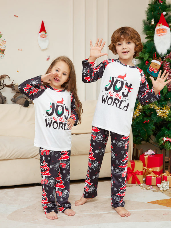 Xmas Cotton Joy to Santa Claus Pajamas for the Whole Family on Thanksgiving Xmas Pajamas - Chuzko Women Clothing