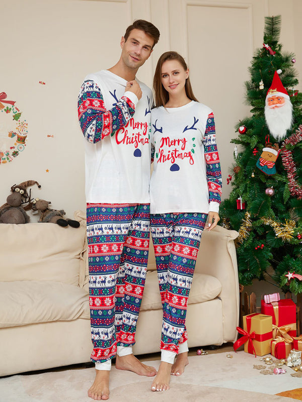 Merry Christmas Magic: Family Matching Reindeer Pajamas for Thanksgiving Xmas Pajamas - Chuzko Women Clothing