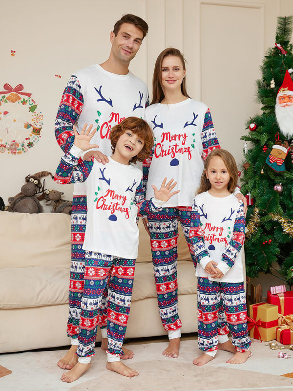 Merry Christmas Magic: Family Matching Reindeer Pajamas for Thanksgiving Xmas Pajamas - Chuzko Women Clothing