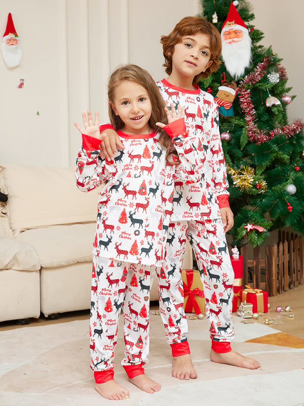 Festive Family Matching Reindeer Pajamas for Thanksgiving & Christmas Xmas Pajamas - Chuzko Women Clothing