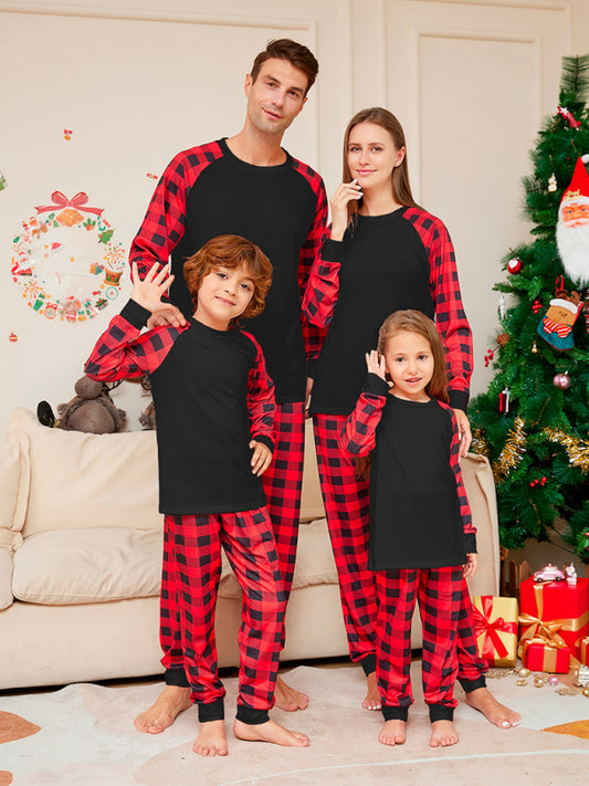 Festive Family Matching Plaid Pajamas for Thanksgiving & Christmas Xmas Pajamas - Chuzko Women Clothing