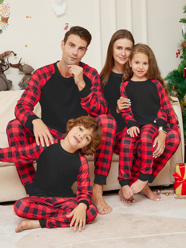 Festive Family Matching Plaid Pajamas for Thanksgiving & Christmas Xmas Pajamas - Chuzko Women Clothing