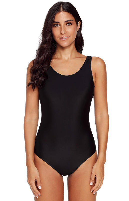 Wireless Sport Backless One Piece Bikini - Tummy Control Swimwear Swimwear - Chuzko Women Clothing
