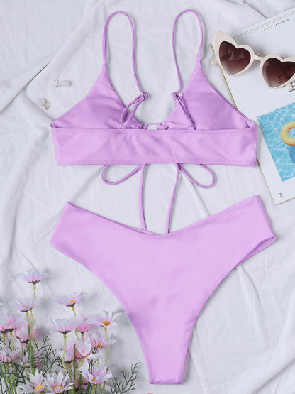 Leisure Bliss: 2 Piece Bikini Set - Stylish Swimwear for Women Swimwear - Chuzko Women Clothing