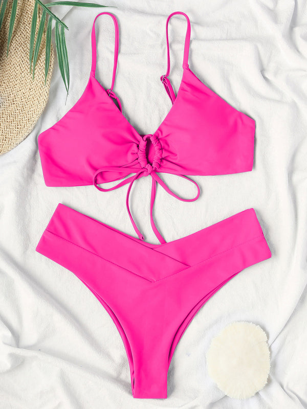 Leisure Bliss: 2 Piece Bikini Set - Stylish Swimwear for Women Swimwear - Chuzko Women Clothing