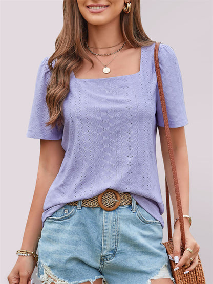 Get Ready to Turn Heads with Our Versatile T-Shirt Blouse! Top - Chuzko Women Clothing