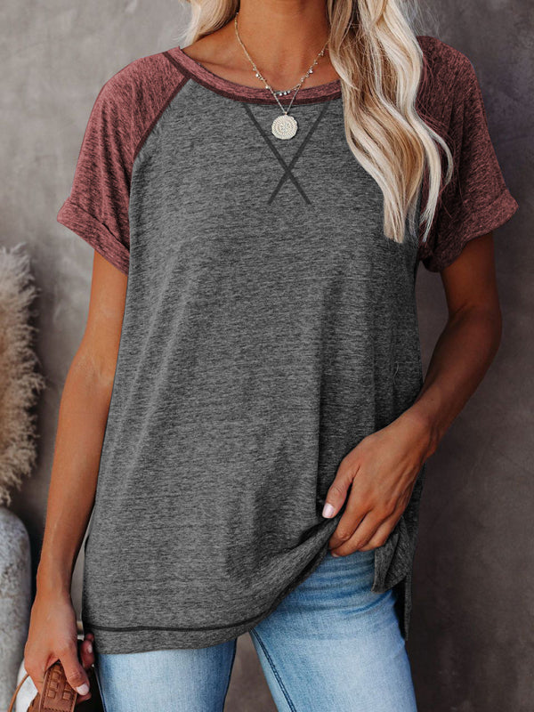 Perfect Fit Ergonomic Top - Casual Style T-shirt Tops - Chuzko Women Clothing