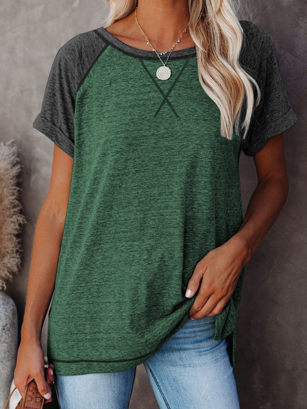 Perfect Fit Ergonomic Top - Casual Style T-shirt Tops - Chuzko Women Clothing