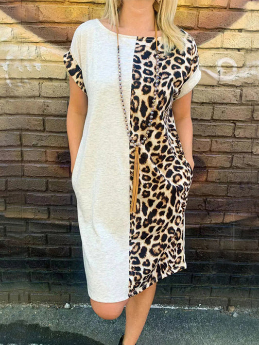 Buy Our Leopard Mini Dress Before It's Too Late Dress - Chuzko Women Clothing