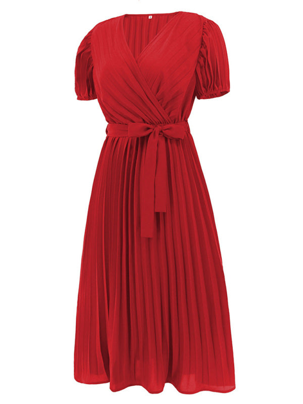 Shop now and get ready for the summer with our V neck midi dress! Dress - Chuzko Women Clothing