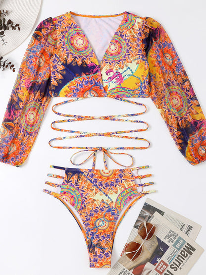 Trendy High-Waisted 2-Piece Bikini Set - Don't Wait! Swimwear - Chuzko Women Clothing