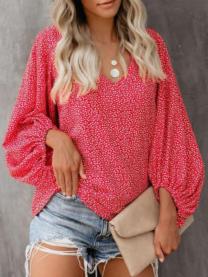 Effortlessly Chic: The Floral Office Tunic Top for Women Top - Chuzko Women Clothing