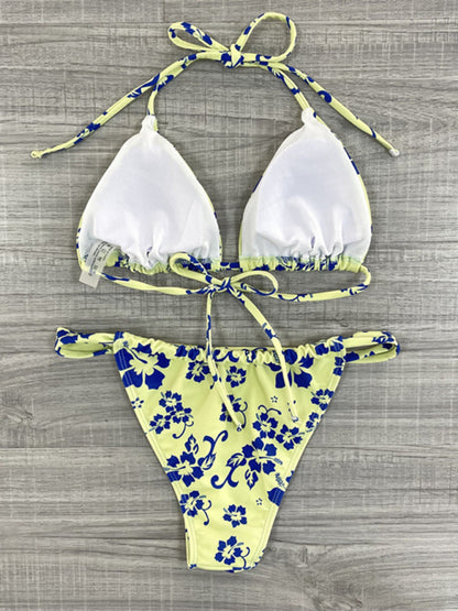 Get Ready to Turn Heads with Our Sexy Full-Body Print 2-Piece Bikini! Swimwear - Chuzko Women Clothing