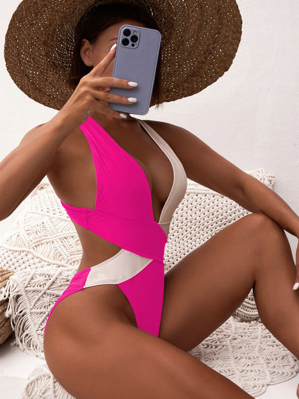 Make a Splash with Our Bohemian Style One Piece Bikini Swimwear - Chuzko Women Clothing