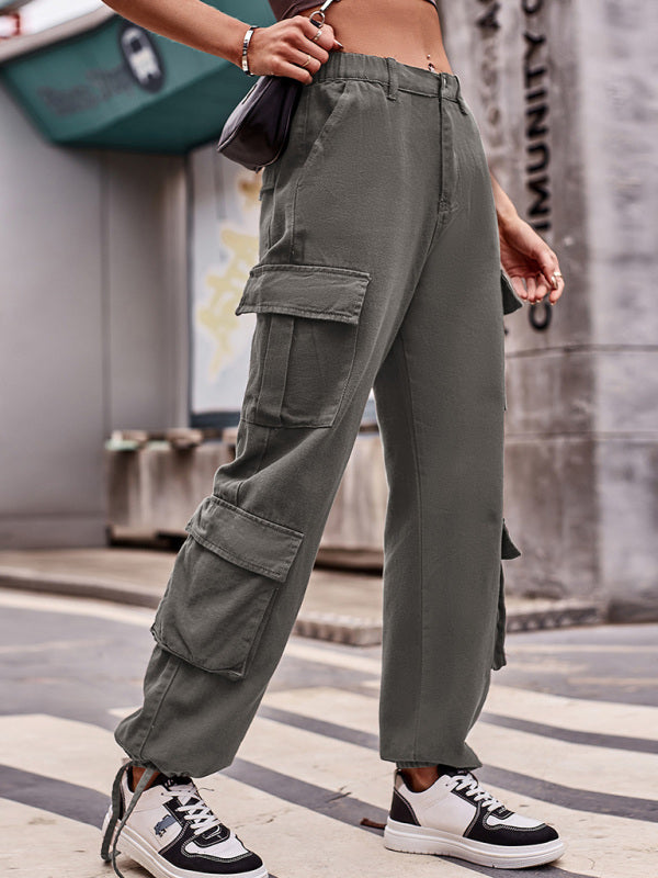 Hiking Cargo Pants for Women - Perfect for Outdoor Adventures Trousers - Chuzko Women Clothing