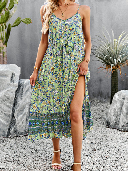 Boho Chic Summer Vacation Dress for Women Dress - Chuzko Women Clothing