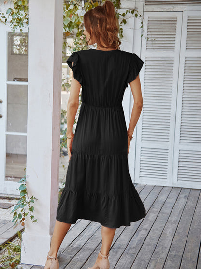 Flirty Maxi Casual Dress: Perfect for Every Occasion! Dresses - Chuzko Women Clothing