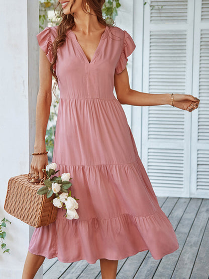 Flirty Maxi Casual Dress: Perfect for Every Occasion! Dresses - Chuzko Women Clothing