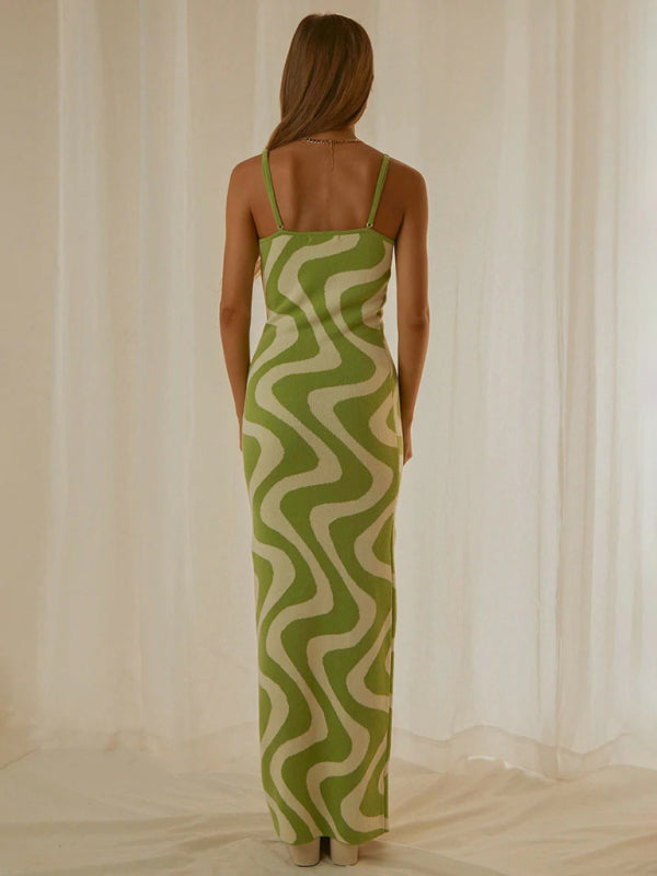 Feel Like a Goddess: Y2K Women's Casual Pencil Bodycon Maxi Dress Dress - Chuzko Women Clothing