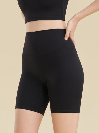 Solid Butt Lifting Tight Shorts Tight Shorts - Chuzko Women Clothing