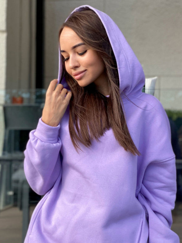 Sporty Style Hoodie and Jogger Sweat Sui – Chuzko Women Clothing