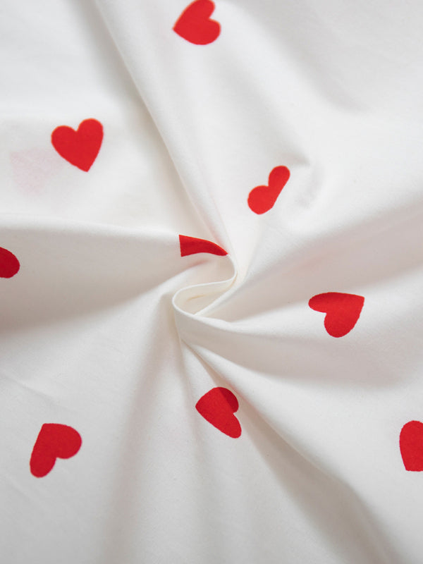 Elegant Cotton Peter Pan Collar Balloon Sleeve Button-Up Blouse Blouses - Chuzko Women Clothing
