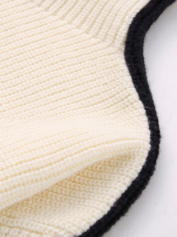 Winter Wonderland: Oversized High Neck Knit Sweater Sweaters - Chuzko Women Clothing