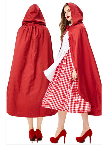 Red Riding Hood Cosplay Costume - Oktoberfest Maid Outfit Costume - Chuzko Women Clothing