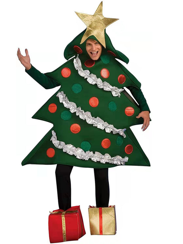 Dress Up as a Sparkling Christmas Tree with Costume and Gifts Shoes Costumes - Chuzko Women Clothing