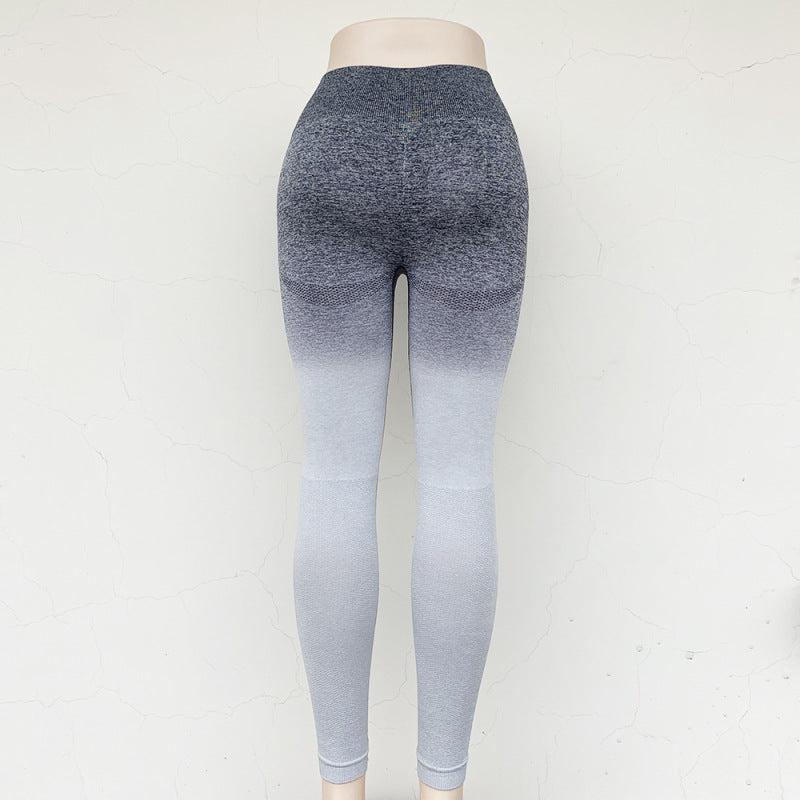 Sculpt and Define: Gradient Butt Lifting Leggings Perfect for Gym! Activewear - Chuzko Women Clothing